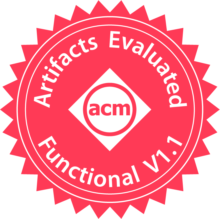 ACM Artifacts Evaluated Functional v1.1 badge