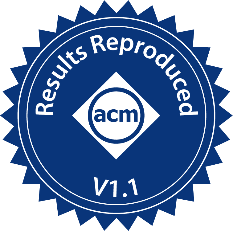ACM Results Reproduced v1.1 badge